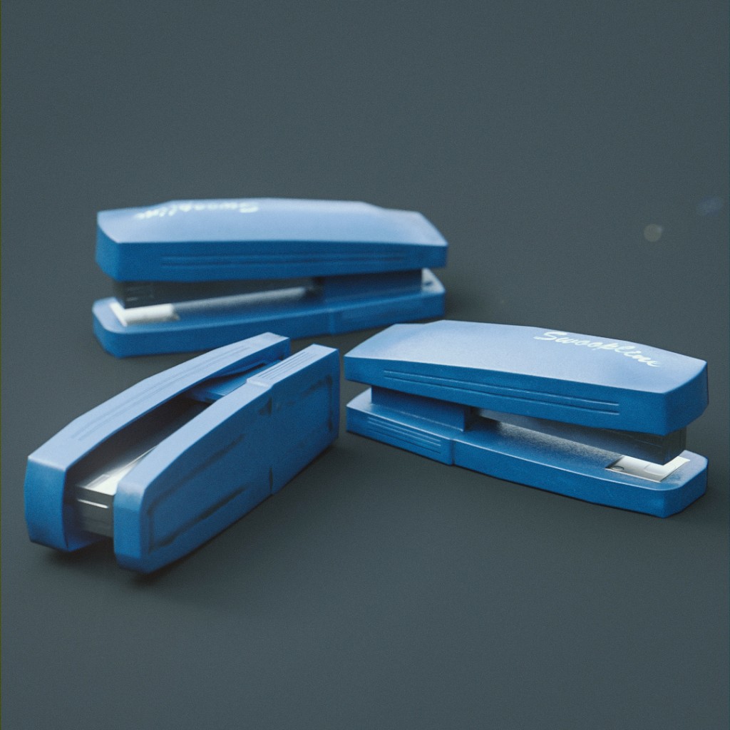 Low Poly Stapler preview image 1